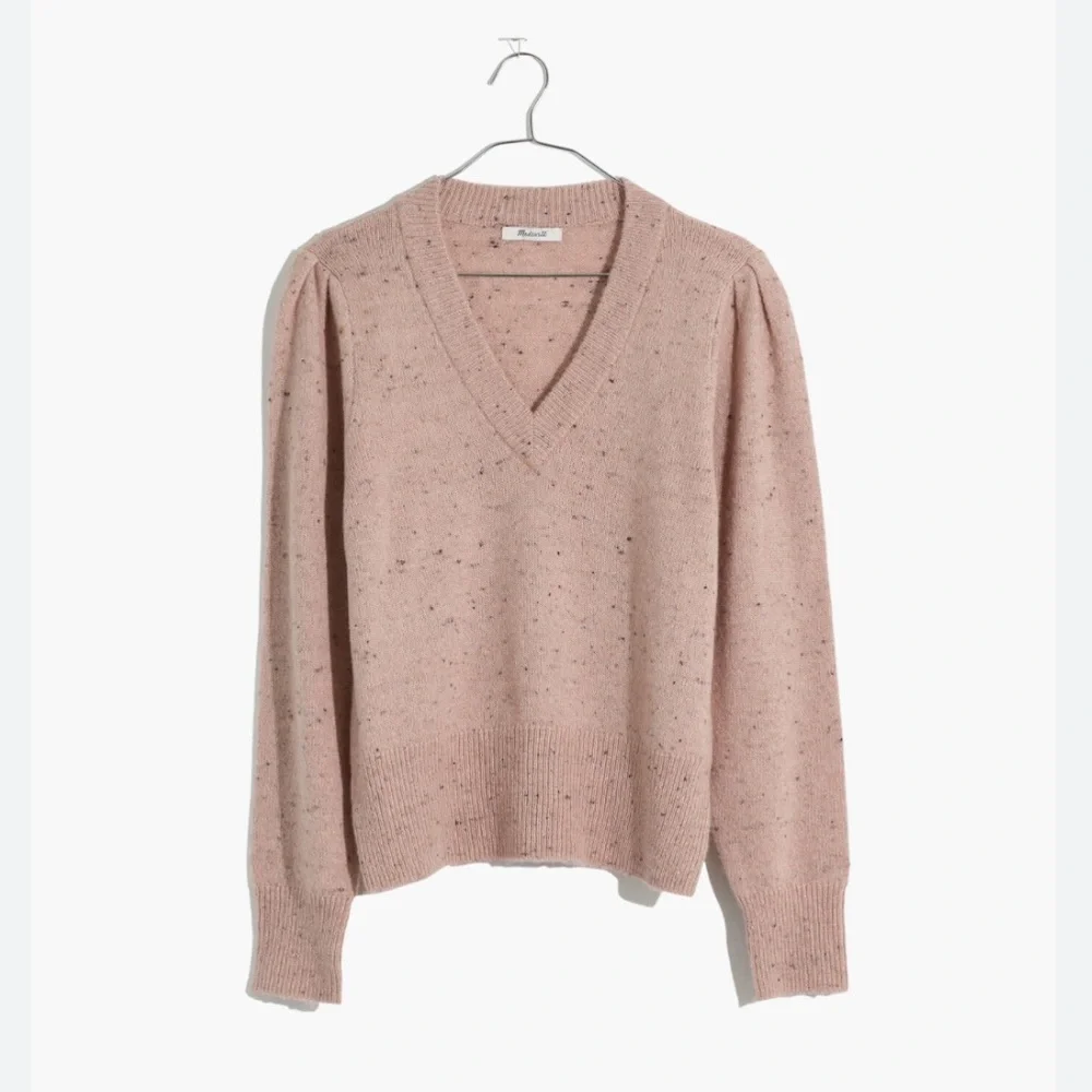H1 Madewell‎ Donegal Westgate V-Neck Sweater in Coziest Yarn